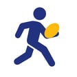 Touch Rugby Icon