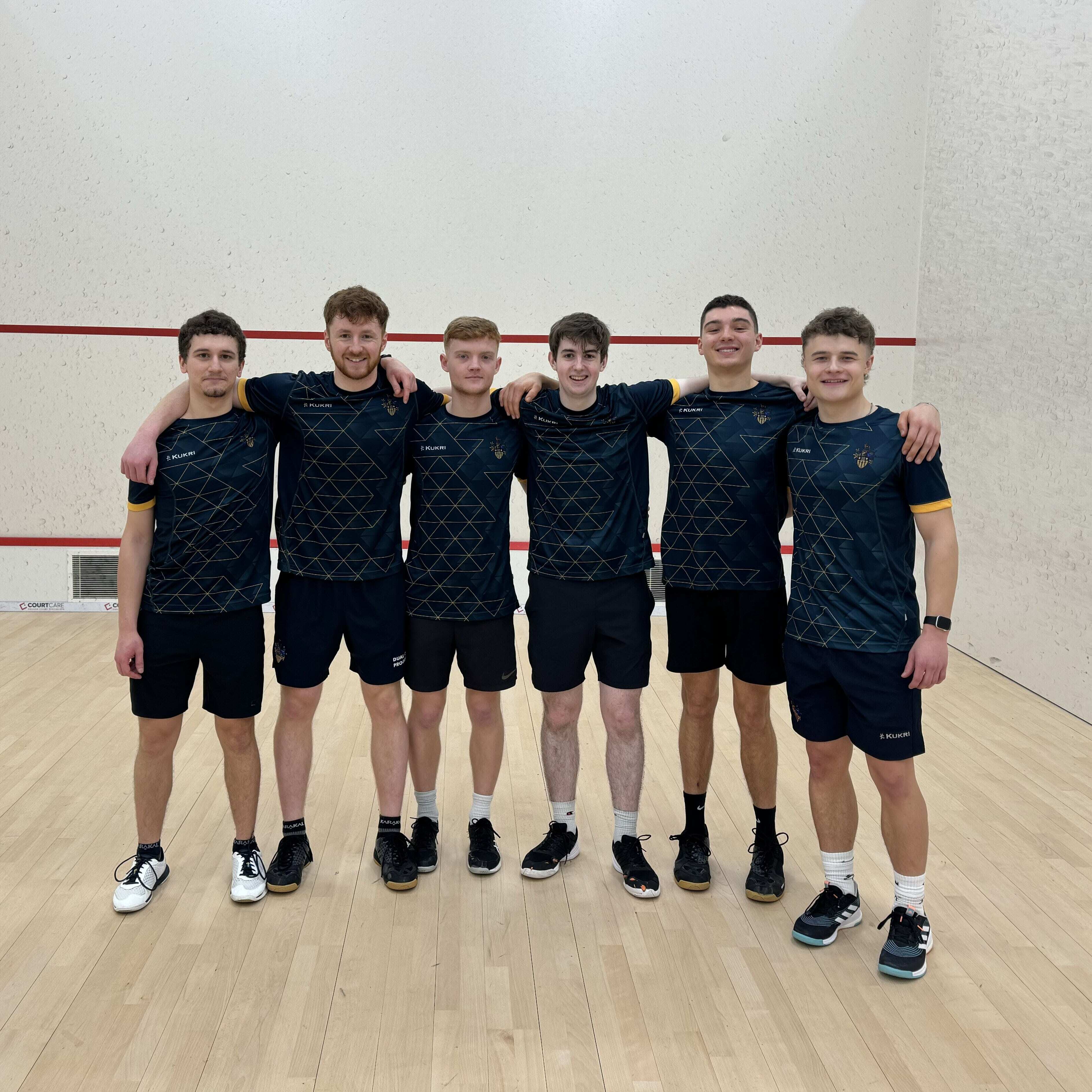 Team Surrey Squash compete for a promotion into premier division in Newcastle